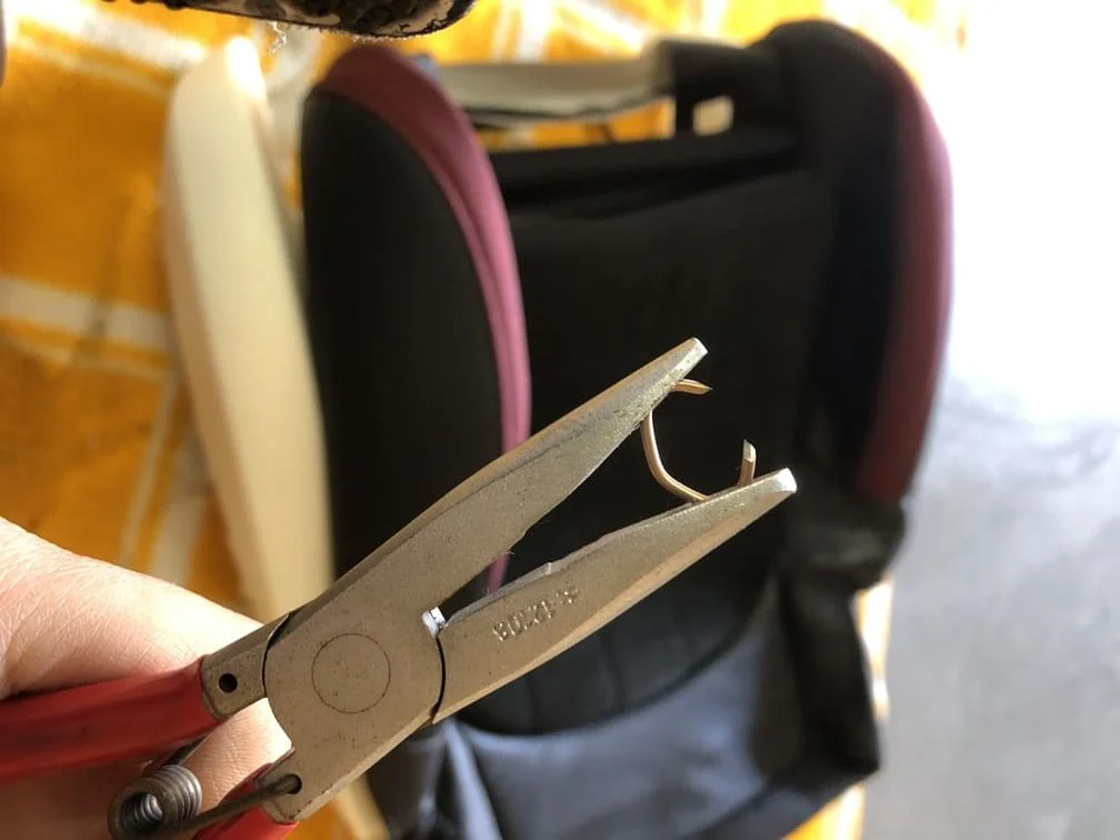 シートクッション内部にあるヒーターエレメント