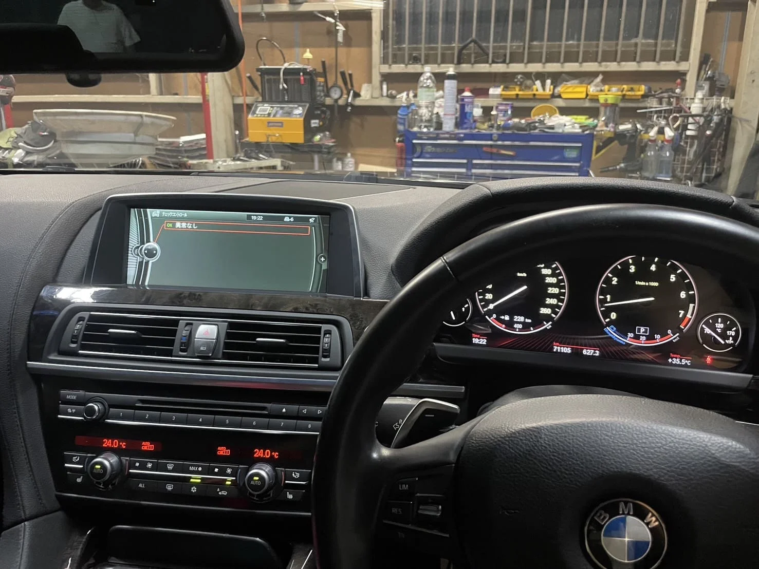 警告灯リセット・アイドリングの安定の最終確認