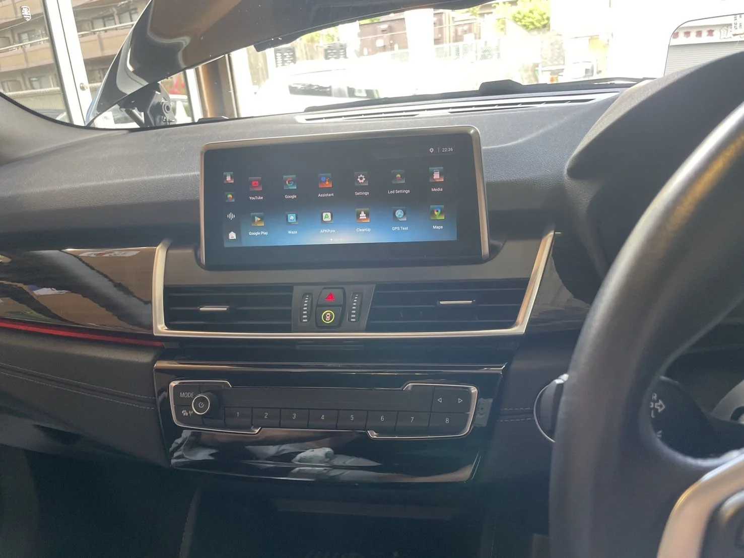 AppleCarPlayが有効化されAIBOXの接続が完了